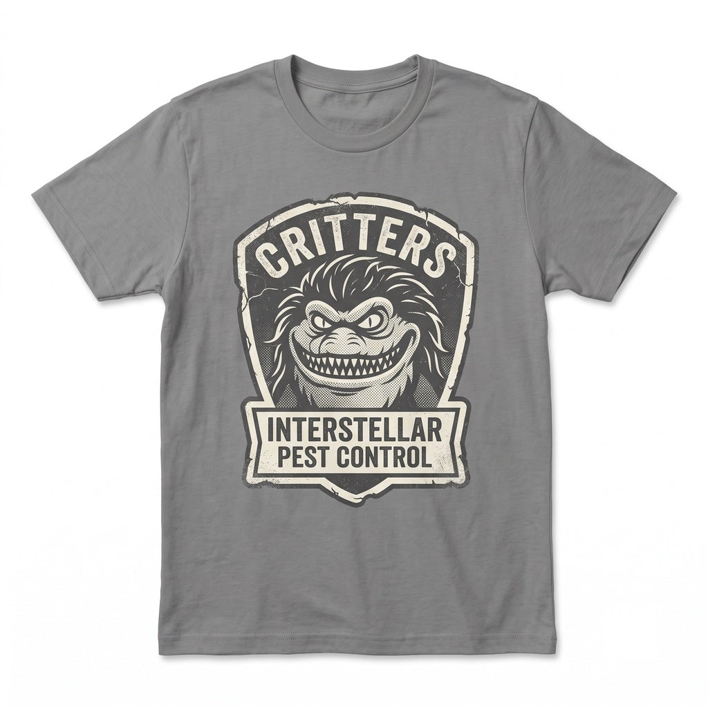 Retro 80s Sci-Fi Alien Monster Horror Movie Graphic Vintage Cotton Top Unisex TShirt
