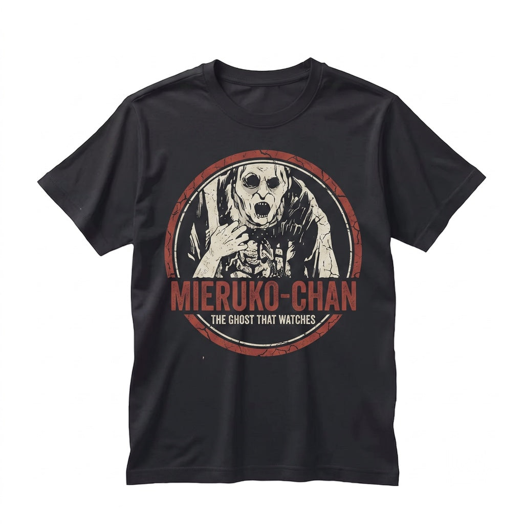 Aesthetic Anime Horror Girl Japanese Streetwear Alt Harajuku Vintage Graphic Unisex TShirt