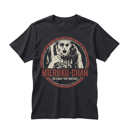 Aesthetic Anime Horror Girl Japanese Streetwear Alt Harajuku Vintage Graphic Unisex TShirt
