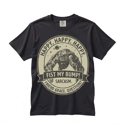 Rocky Alien Fist Bump Funny Sci-Fi Space Novel Graphic Gift Unisex TShirt