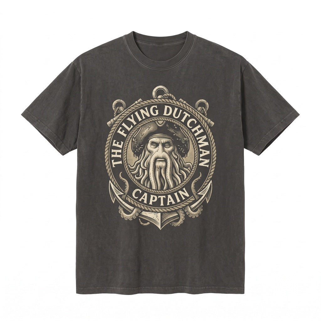 Vintage Davy Jones Pirate Theme Park Ride Graphic Vacation Matching Unisex TShirt