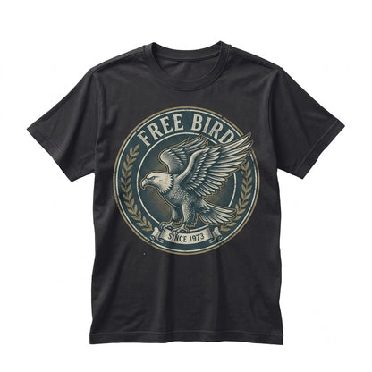 Free Bird Vintage Southern Rock Band Music Graphic Cotton Apparel Unisex TShirt