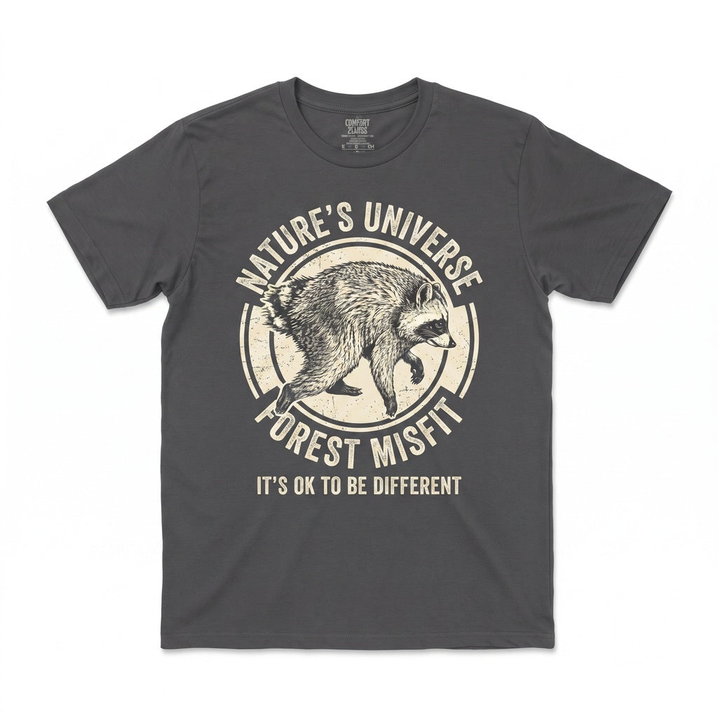 Jimothy Raccoon Apparel, Its OK To Be Different, Viral Internet Meme Clothing, Animal Humor Top Unisex TShirt