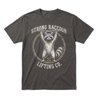 Funny Raccoon Workout Weight Lifting Gym Fitness Lover Graphic Unisex TShirt