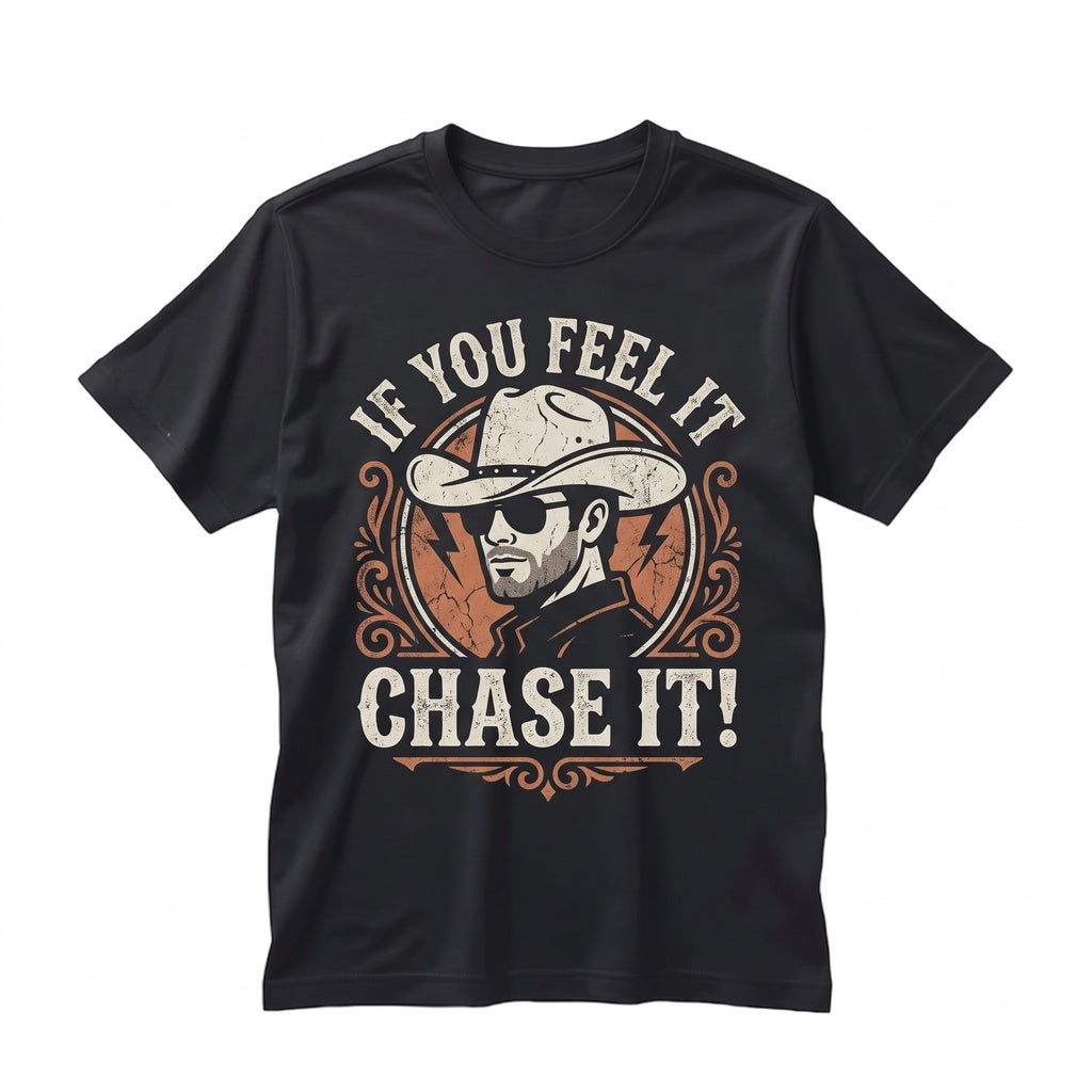 Tyler Owens If You Feel It Chase It Vintage Movie Graphic Top Unisex TShirt