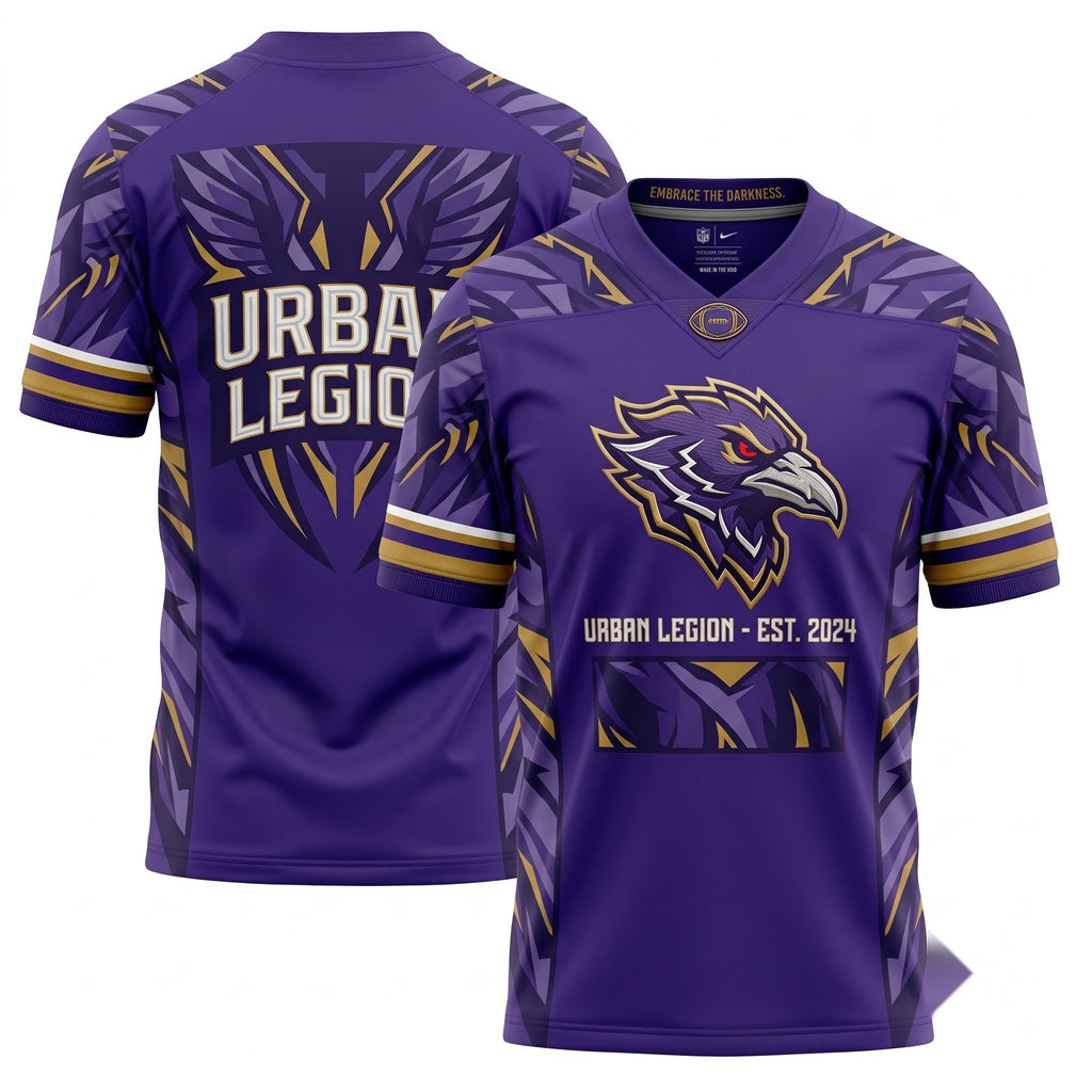 Unisex Stitched Football Fan Jersey - Breathable Mesh Lightweight Game Day Athletic Shirt