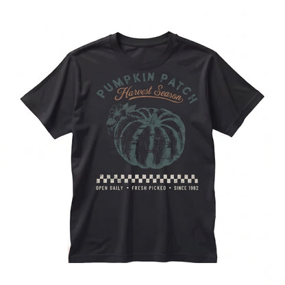 Pumpkin Patch Harvest Season Fall Graphic Autumn Vintage Aesthetic Unisex TShirt
