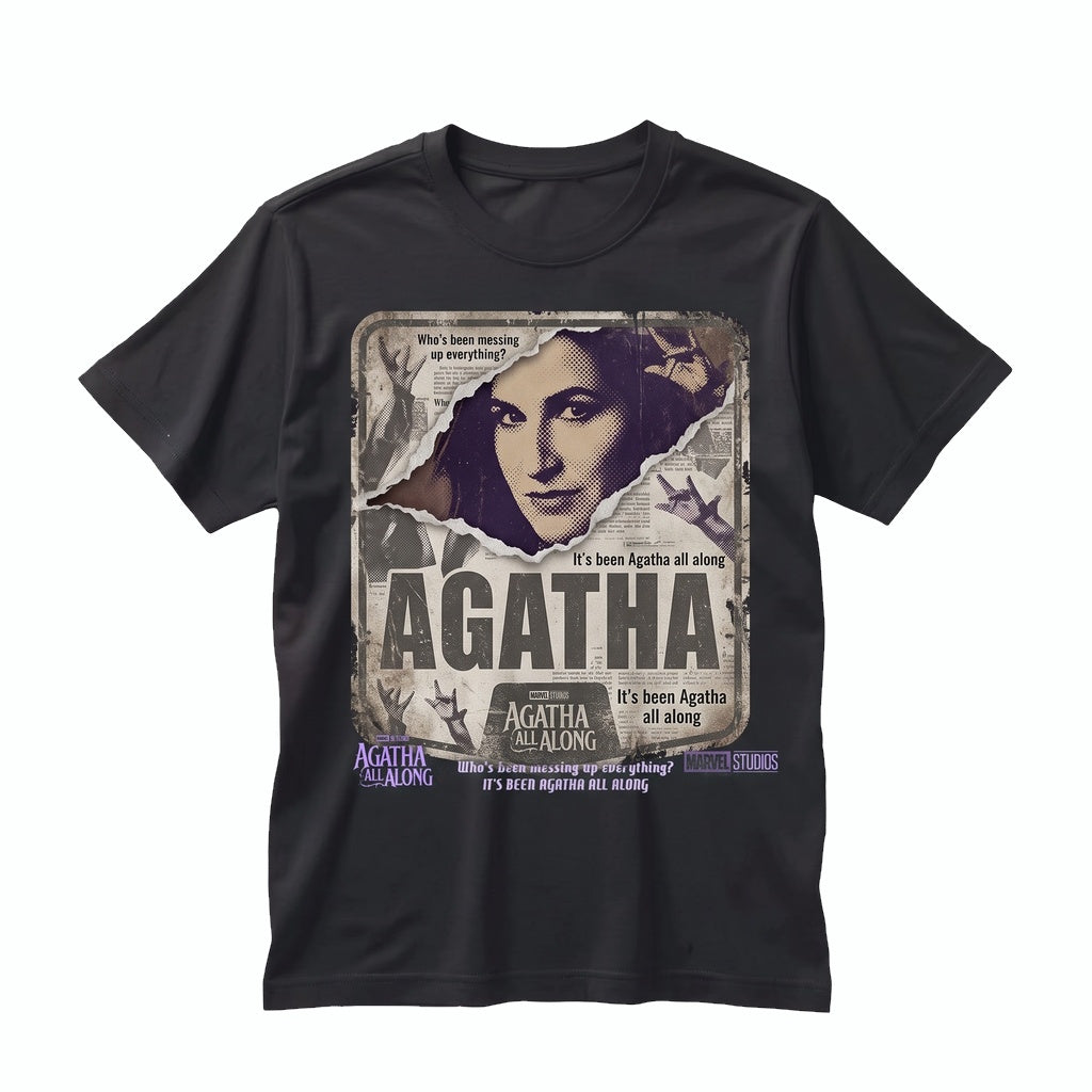 Vintage Agatha All Along Coven Witch Sweatshirt Retro Harkness Fan Apparel Gift Unisex TShirt