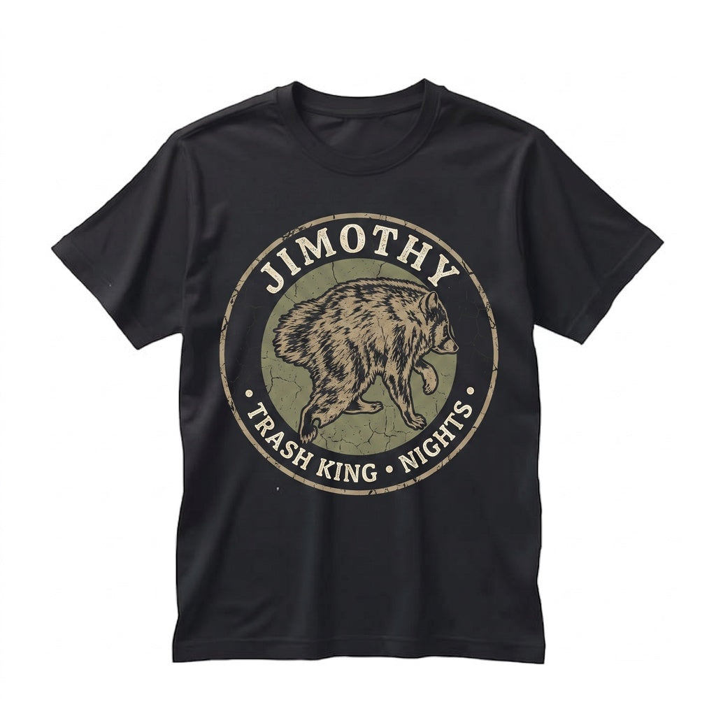 Jimothy Raccoon Viral Seattle Short King Graphic Vintage Retro Meme Apparel Unisex TShirt