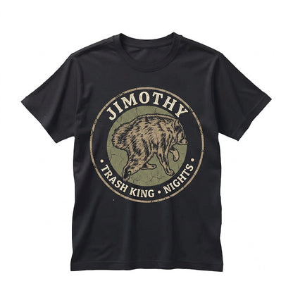Jimothy Raccoon Viral Seattle Short King Graphic Vintage Retro Meme Apparel Unisex TShirt