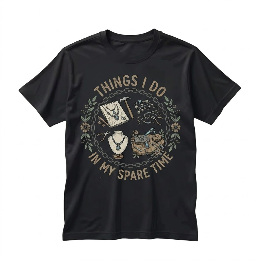 Jewelry Maker Spare Time Craft Graphic Beading Soldering Artist Unisex TShirt