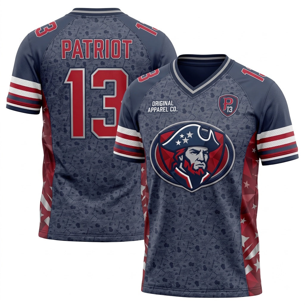 Unisex Game Day Football Fan Jersey - Lightweight Breathable Mesh Athletic Shirt