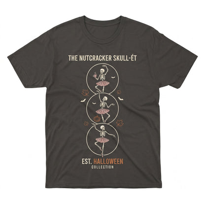 Cute Spooky Dancing Skeleton Ballerina Ballet Fall Halloween Graphic Unisex TShirt