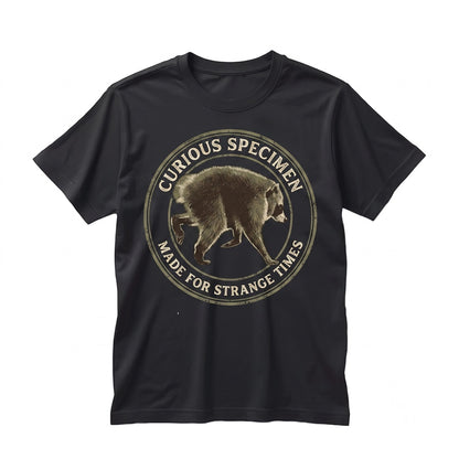 Jimothy Raccoon Seattle Wildlife Made For Strange Times Vintage Graphic Unisex TShirt