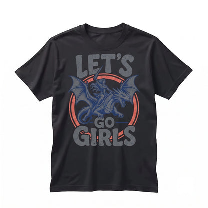 Warrior Woman Dragon Rider Fantasy Graphic Feminist Empowerment Strong Girls Apparel Unisex TShirt
