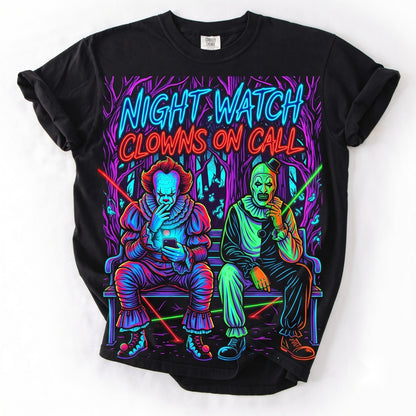 Scary Horror Movie Fan Spooky Halloween Evil Killer Clown Unisex TShirt
