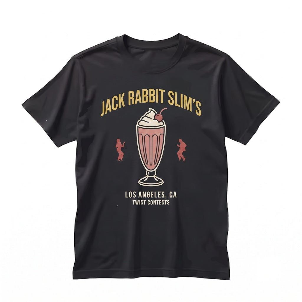 Jack Rabbit Slims Retro 1950s Diner Cult Classic Movie Graphic Unisex TShirt