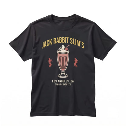 Jack Rabbit Slims Retro 1950s Diner Cult Classic Movie Graphic Unisex TShirt