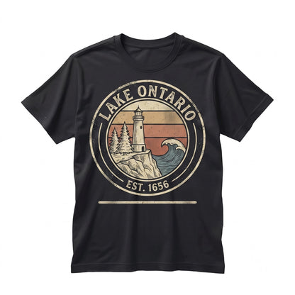 Vintage Lake Ontario Great Lakes Quiet Activism Political Travel Gift Unisex TShirt