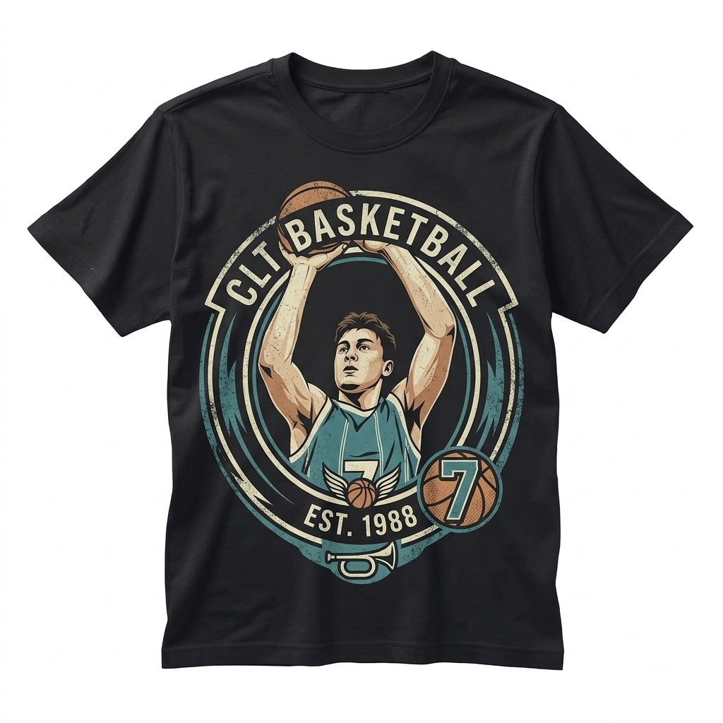 Kon Knueppel Anime Cartoon Charlotte Hoops Player Graphic Unisex TShirt