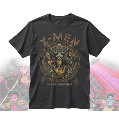 Oversized 90s Vintage Mutant Comic Superhero Wolverine Cyclops Rogue Graphic Apparel Unisex TShirt