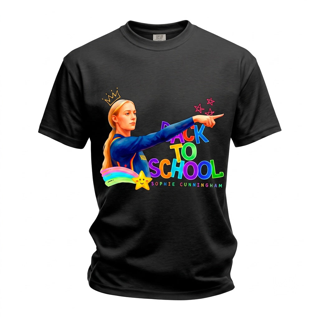 Sophie Cunningham Back To School Basketball Teacher Cute Graphic Apparel Unisex TShirt