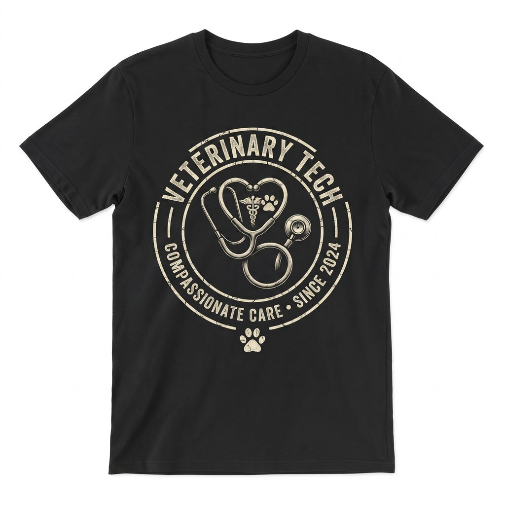 Personalized Veterinary Doctor Technician Hoodie Animal Gift Unisex TShirt