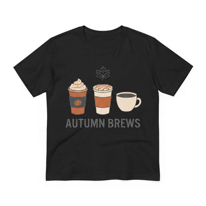 Halloween Iced Coffee Autumn Tee Gift Cozy Fall Apparel Unisex TShirt