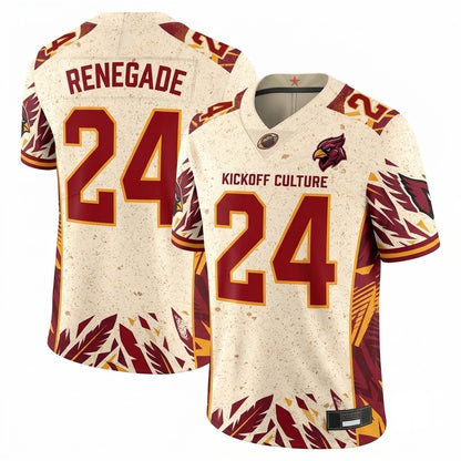 Unisex Stitched Football Fan Jersey - Lightweight Breathable Mesh Game Day Apparel