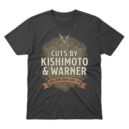 Embroidered Cuts By Kishimoto And Warner Dystopian Bookish Romance Fan Merch Gift Unisex TShirt