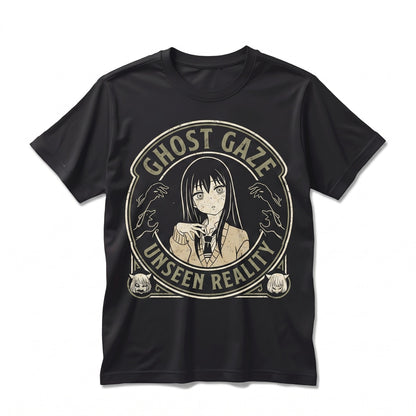 Aesthetic Anime Horror Girl Graphic Harajuku Japanese Streetwear Alt Fashion Unisex TShirt