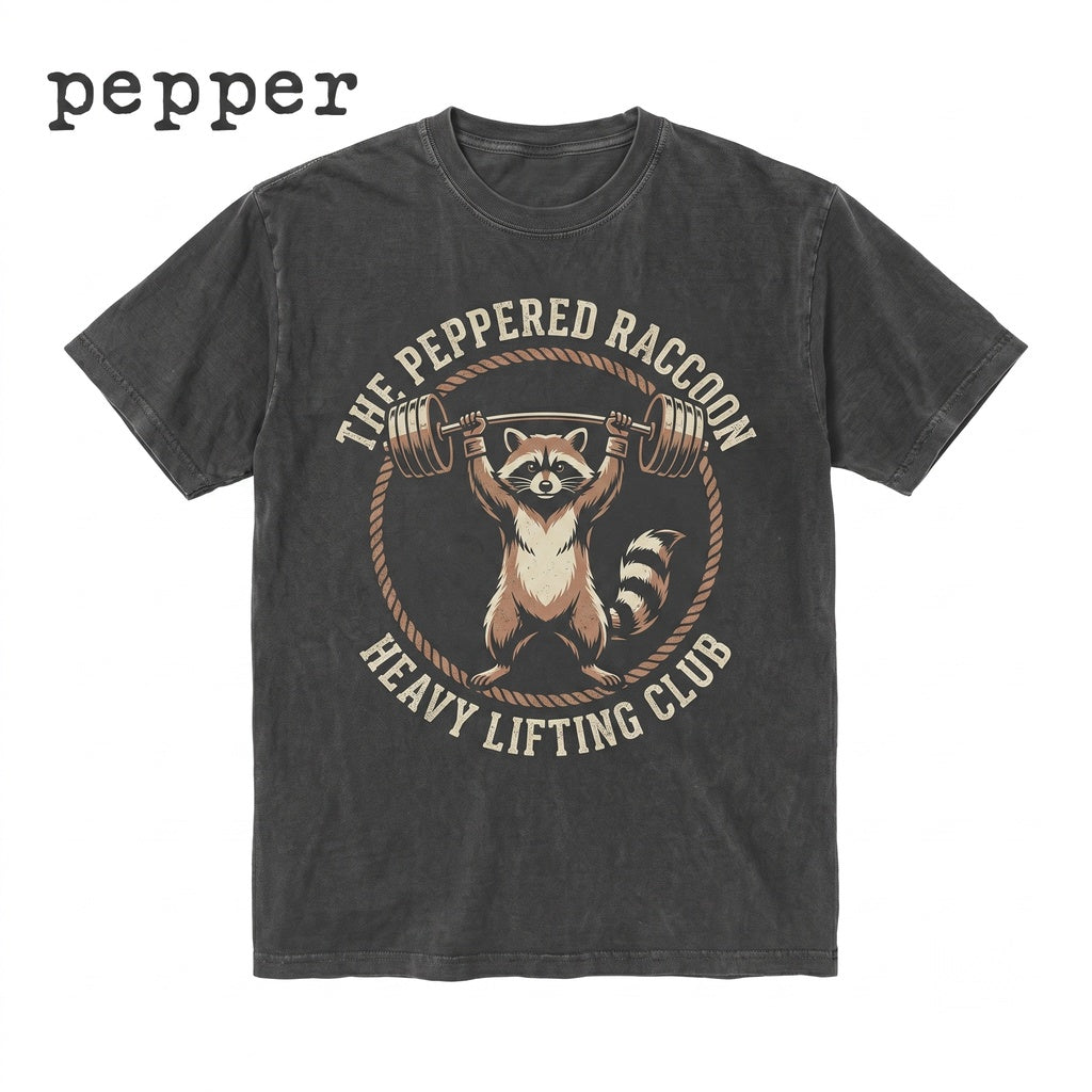 Funny Raccoon Workout Weight Lifting Gym Fitness Lover Graphic Unisex TShirt
