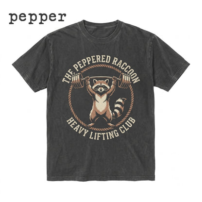 Funny Raccoon Workout Weight Lifting Gym Fitness Lover Graphic Unisex TShirt