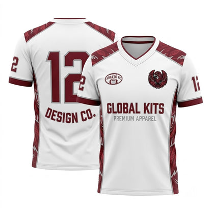 Unisex Custom Football Fan Jersey - Stitched Breathable Mesh Game Day Athletic Shirt