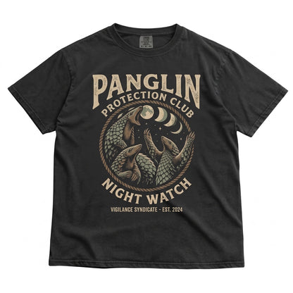 Funny Three Pangolin Moon Graphic Vintage Cute Armadillo Scale Animal Lover Apparel Unisex TShirt