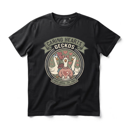 Funny Nurse Valentine Silly Goose Caring Hearts ER RN Appreciation Unisex TShirt