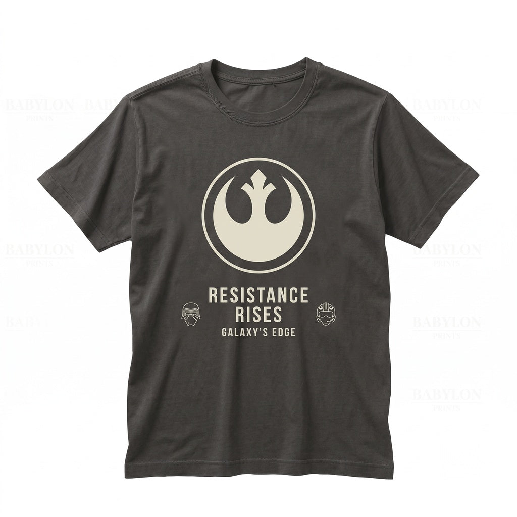 Vintage Rise of the Resistance Kylo Ren Theme Park Graphic Apparel Unisex TShirt