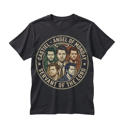 Castiel Vintage Angel Graphic Retro 90s Fan Apparel Gift for Men Women Unisex TShirt