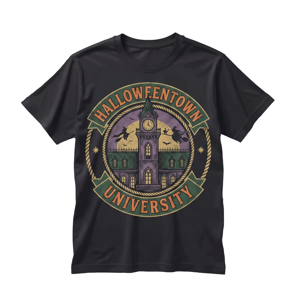 Vintage Halloween College Gothic Spooky Season Fall Costume Party Unisex TShirt
