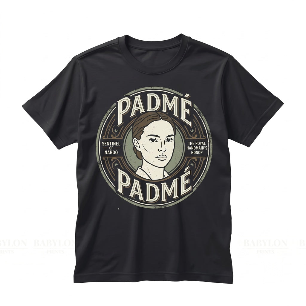 Vintage Padme Queen Amidala Graphic Attack Of The Clones Sci-Fi Movie Gift Apparel for Her Unisex TShirt
