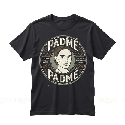 Vintage Padme Queen Amidala Graphic Attack Of The Clones Sci-Fi Movie Gift Apparel for Her Unisex TShirt