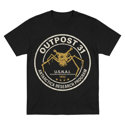 Outpost 31 Antarctic Research Station Sci-Fi Horror Alien Film Vintage Graphic Unisex TShirt