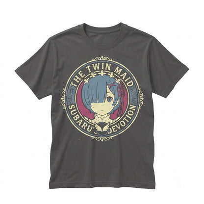Vintage Japanese Anime Graphic Manga Streetwear Lovers Top Unisex TShirt