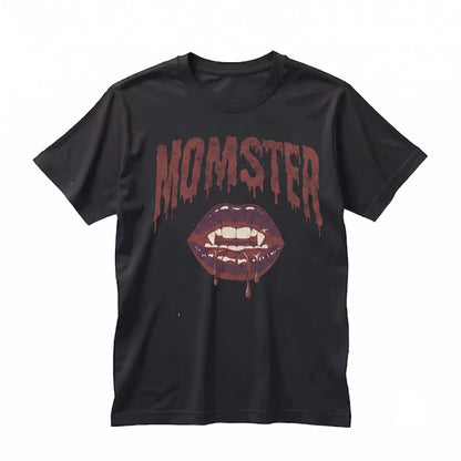 Momster Funny Halloween Spooky Mom Graphic Novelty Top Unisex TShirt
