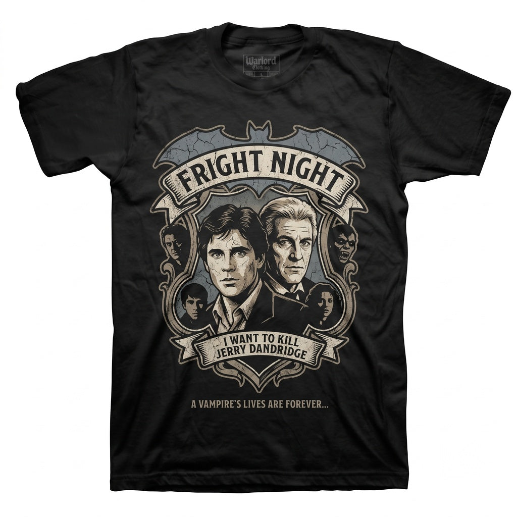 Vintage Vampire Horror Movie Graphic Halloween Retro Fright Night Unisex TShirt