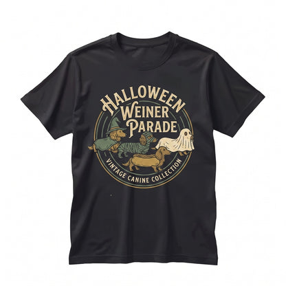 Retro Fall Dachshund Wiener Dog Halloween Pumpkin Costume Graphic Spooky Season Unisex TShirt