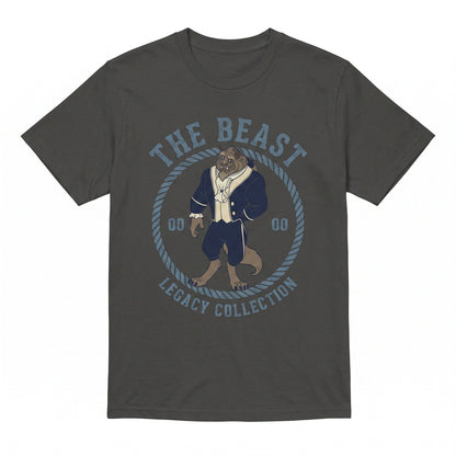 Personalized The Beast Button Down Baseball Jersey Fairy Tale Magic Theme Park Couple Matching Vacation Outfit Unisex TShirt