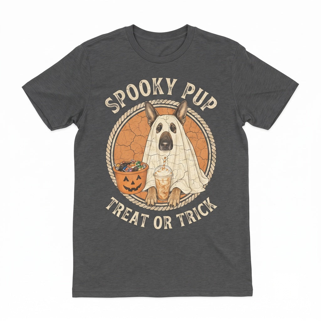 German Shepherd Halloween Coffee Mom Tee Funny Mothers Day Gift Unisex TShirt