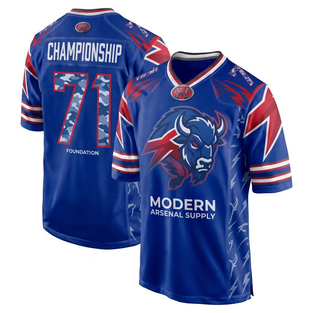 Unisex Football Fan Jersey - Breathable Mesh Stitched Game Day Athletic Shirt