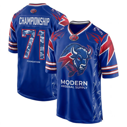 Unisex Football Fan Jersey - Breathable Mesh Stitched Game Day Athletic Shirt